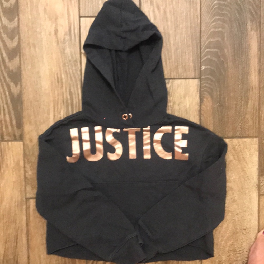 Girls Justice Cropped Sweatshirt